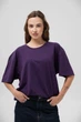 Жіноча Бавовняна Оверсайз Футболка Without Greatest 2XL/3XL Purple - зображення 1
