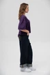 Жіноча Бавовняна Оверсайз Футболка Without Greatest 2XL/3XL Purple - зображення 2