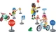 Набір ігрових фігурок Playmobil City Life Bicycle course (4008789713322) - зображення 5