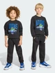 Детский спортивный костюм (свитшот + штаны) Adidas KH3194 104 см Black (4069996696532) - изображение 4