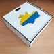 Подарунковий патріотичний бокс для пакування солодощів цукерок та м'яких іграшок для дівчини або хлопця (к-14) - зображення 2