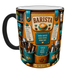 Кружка (чашка) с принтом Barista Organizer – Professional Organizer Collection | Подарок бариста, кофеману | Керамическая 330 мл(черная ручка) - изображение 3