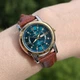 Жіночий наручний годинник Poedagar Unique Women Leather кварцовий, 2 ремінці. - изображение 7