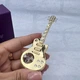 Фигурка с камнями Swarovski Электрогитара 11 см 160379 - изображение 3