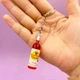 Брелок "Винна пляшечка" червоний - изображение 1