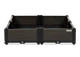 Ящик для выращивания цветов CULTIVO GROW CUBE L 82x82x17 см 377 л уличный горшок с дренажем коричневый - изображение 10