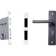 Замок дверной HOTUN магнитный разъемный межкомнатный HD-C1 черный - изображение 3