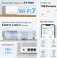 Маршрутизатор Mercusys Halo H25BE Mesh-система Wi-Fi 7 / BE3600 / 1 Гбит/с (2-pack) - изображение 2