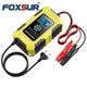 Умное зарядное устройство автомобильное Foxsur FBC122410D 12V / 10A - 24V / 5A Автоматическое импульсное с функцией восстановления Yellow (19437) - изображение 2