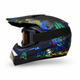 Мотошолом кросовий Enduro M (57–58 см) VIRTUE DOT з окулярами для ендуро, мотокросу, квадроцикла, ATV, мопеда, скутера, електросамоката та електровелосипеда, чорний - зображення 2