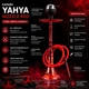 Кальян Yahya Nozzle Red Plus высотой 62 см на 1 персону - изображение 2