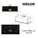 Витяжка повновбудована WEILOR LUNA WBG 55 BLACK - изображение 15