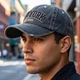 Кепка для парня и девушки New York унисекс винтажный хлопчатобумажный 56-60 см, бейсболка солнцезащитная легкая проветриваемая унисекс Серый - изображение 7