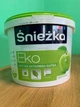 Краска Sniezka Eko Акриловая матовая белая 10 л (14 кг) - изображение 1