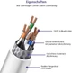 Patchcord Helos Cat.6 S/FTP RJ45-RJ45 brązowy 10 m LSZH GHMT (4005938910649) - obraz 3
