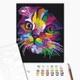 Картина за номерами Brushme Веселкове кошенятко 40x50 см BS35799 - зображення 2