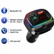Автомобільний FM-модулятор TeoTeeo C14 ФМ трансмітер з Bluetooth 5.0 Type-C швидкою зарядкою QC 3.0 чорний (SKU-098) - изображение 2