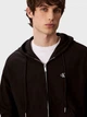 Толстовка на молнии на флисе мужская Calvin Klein 980691814 XL Черная (1159865501) - изображение 5