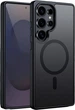 Etui Crong Hybrid MATTE Magnetic do Samsung Galaxy S25 Ultra Black (CRGHMMSGS25UBLK) - obraz 1