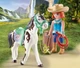 Zestaw zabawek Playmobil Horses of Waterfall Ellie & Sawdust (4008789713582) - obraz 4