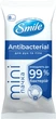 Упаковка влажных салфеток Smile Mini Antibacterial с Д-пантенолом 6 пачек по 8 шт (42504027) - изображение 2