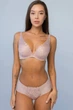 Комплект белья: бюстгальтер push-up и бразилианы 9449 Balaloum пудра 85C/XL - изображение 2