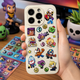 Стікери Бравл Старс 210 шт, 8 аркушів А5 10,5х15 см, Brawl Stars - зображення 2