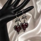 Сережки Червоне серце з хрестом - зображення 9