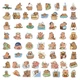 Стікери капібари 60 шт, Capybara Stickers 01 - зображення 2