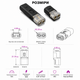 Коннектор для проводов разъемный 2 Pin 10A 36V 0,35–0,75 мм², 25 пар (50 шт.) - изображение 4