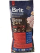 Сухий корм для дорослих собак великих порід Brit Premium Dog Adult L з куркою 15 кг - зображення 1