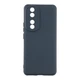 Чехол силиконовый с защитой камеры для Honor 90, темно-синий - изображение 1
