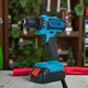 Акумуляторний набір інструментів domotec 96v 2в1 • болгарка та дриль-шуруповерт у кейсі для ремонту, складання - изображение 4