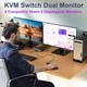 Displayport KVM-переключатель 2 монитора 2 компьютера 4K@144 Гц - изображение 3