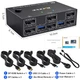 Displayport KVM-переключатель 2 монитора 2 компьютера 4K@144 Гц - изображение 6