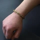 Браслет зі срібла 925 проби у позолоті Meridian 925 "Спаси та збережи" проби 4136з - зображення 3