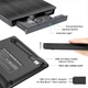 Внешний оптический привод ROOFULL ECD819-SU3 USB 3.0 Type-C - изображение 4