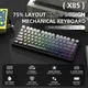 Игровая беспроводная механическая клавиатура ATTACK SHARK X85 Gradient | 75%| 2.4G/Bluetooth/USB Type-c | RGB - изображение 3