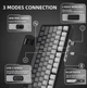 Игровая беспроводная механическая клавиатура ATTACK SHARK X85 Gradient | 75%| 2.4G/Bluetooth/USB Type-c | RGB - изображение 5