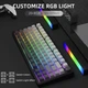Игровая беспроводная механическая клавиатура ATTACK SHARK X85 Gradient | 75%| 2.4G/Bluetooth/USB Type-c | RGB - изображение 8