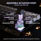 Механическая игровая клавиатура ATTACK SHARK X68 HE Gray gradient (Moonlit night) | Серая | Rapid, магнитные переключатели RGB - изображение 5