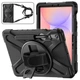 Протиударний чохол X-CASE з підставкою 360° та ремінцем для Samsung Galaxy Tab S10 Lite 10.9" (5G SM-X406 / Wi-Fi SM-X400) Чорний - зображення 1