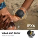 Портативная нательная мини-колонка клипса ANCwear Wearable Bluetooth 5.3 IPX6 с белым шумом черная для спорта - изображение 3