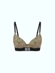 Комплект белья со стразами Victoria's Secret бюстгальтер и трусики тонг 1159987593 (Леопардовый 38C/L) - изображение 7