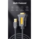 Кабель для передачі даних USB to COM M 2.0m DB9 RS-232 CR104 black Ugreen (20222) - зображення 5