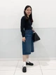 Женское боди AIRism UNIQLO с длинным рукавом 1161338483 (Черный XS) - изображение 3