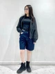 Женское боди AIRism UNIQLO с длинным рукавом 1161338483 (Черный XS) - изображение 4