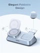 Беспроводная зарядная станция UGREEN 25W Qi2 3-в-1 Magflow для iPhone/AirPods/Apple Watch Б/у Без коробки - изображение 5