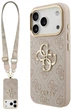 Etui na smartfon Guess 4G Big 4G Classic Logo Big Strap Metal Buttons do Apple iPhone 17 Pro Pink (3666339488888) - obraz 1