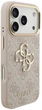Etui na smartfon Guess 4G Big 4G Classic Logo Big Strap Metal Buttons do Apple iPhone 17 Pro Pink (3666339488888) - obraz 4
